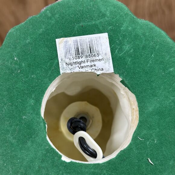 Vanmark Red Hats of Courage Tribute Lamp Firehydrant Dalmation Firefighter READ - Picture 6 of 8